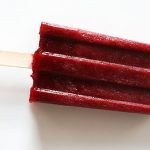 blackberry and honey yogurt pop