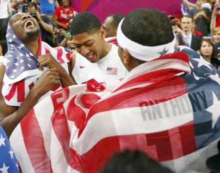 USA basketball wins gold medal in 2012 London Olympics