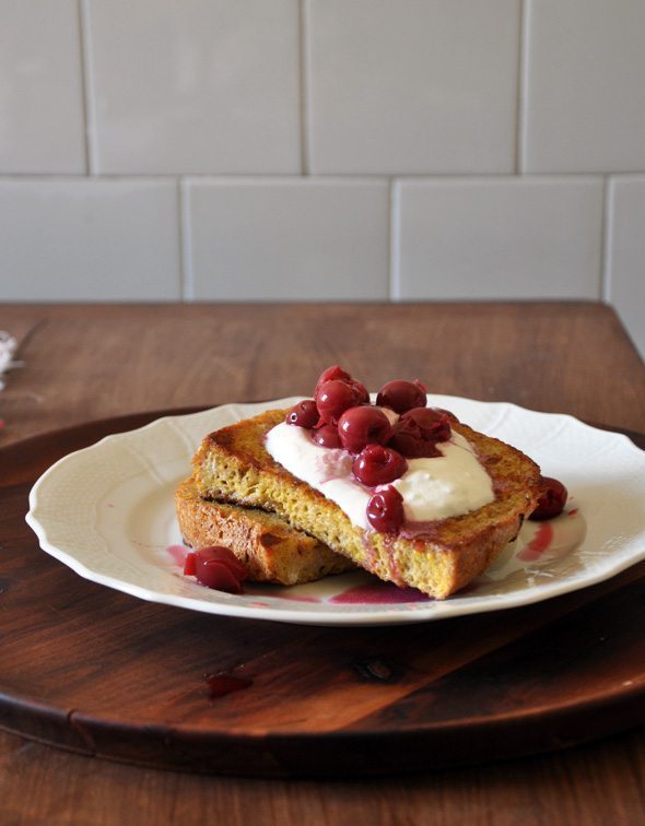 Sour Cherry French Toast Recipe