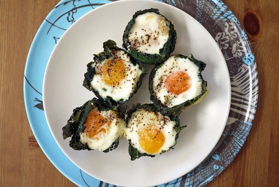 Kale Egg Cups