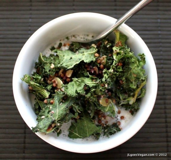 Kale and Buckwheat Granola Cereal