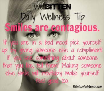 Wellbitten Wellness Tip: Smile More