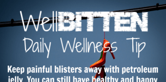 wellbitten wellness tip blister prevention