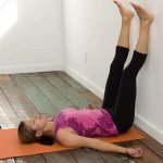 Legs Up The Wall Yoga Pose