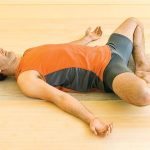 Reclining Bound Angle Yoga Pose