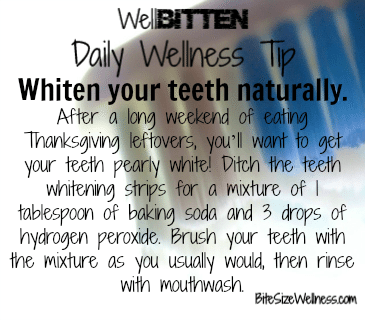 WellBitten Feature: Naturally Whiten Your Teeth