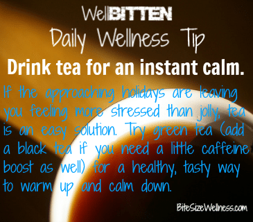 WellBitten Wellness Tip: Make a Tea Mix to De-Stress