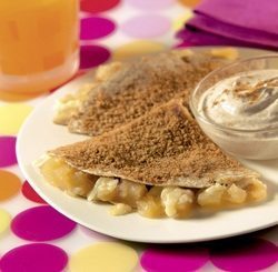 Apple Cinnamon Breakfast Quesadilla