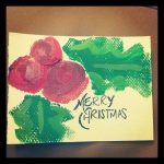 Homemade Christmas card