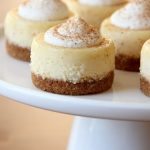 Mini Eggnog Cheesecake