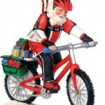 SantaBikeOrnament