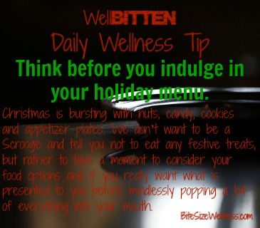 WellBitten Wellness Tip: Think Before You Eat
