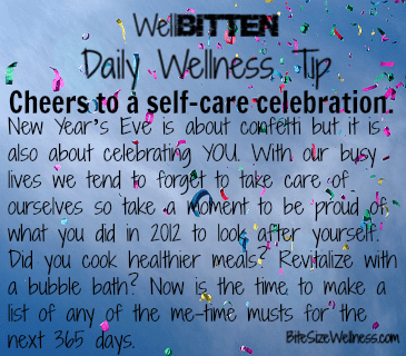 WellBitten Wellness Tip: Cheers to You