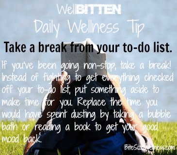 WellBitten Wellness Tip: Take a Mood Break