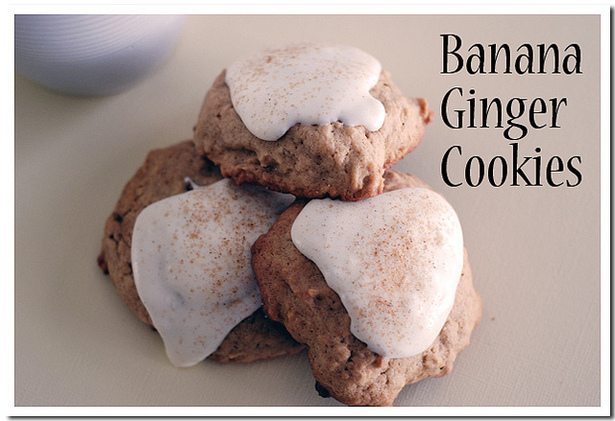 banana ginger breakfast cookies