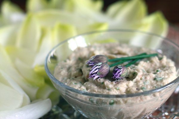 White Bean Dip with Endive Chips