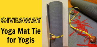 Yoga Mat Tie Giveaway