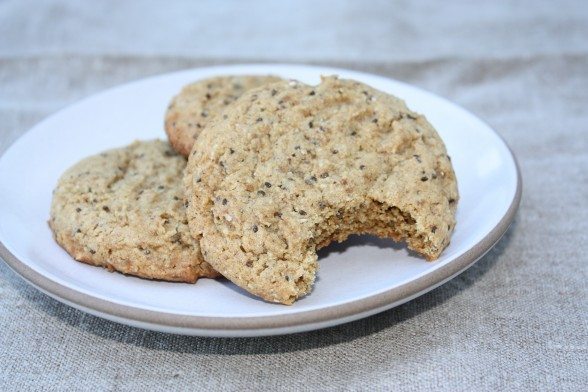 Almond Butter and Chia Seed Cookies