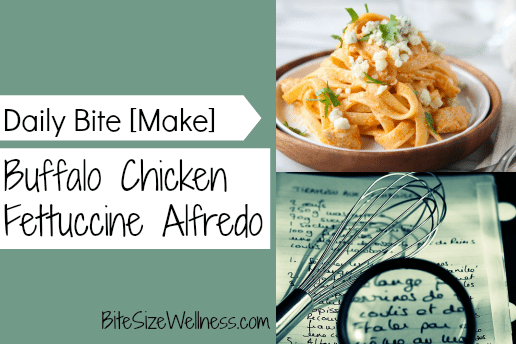 Buffalo Chicken Fettuccine Alfredo