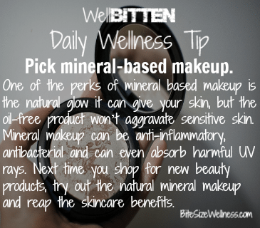 WellBitten Wellness Tip: Have Healthy Skin with Mineral MakeUp