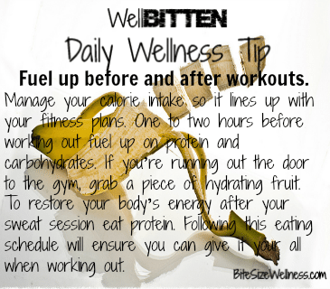 WellBitten Wellness Tip: Post-Workout Food