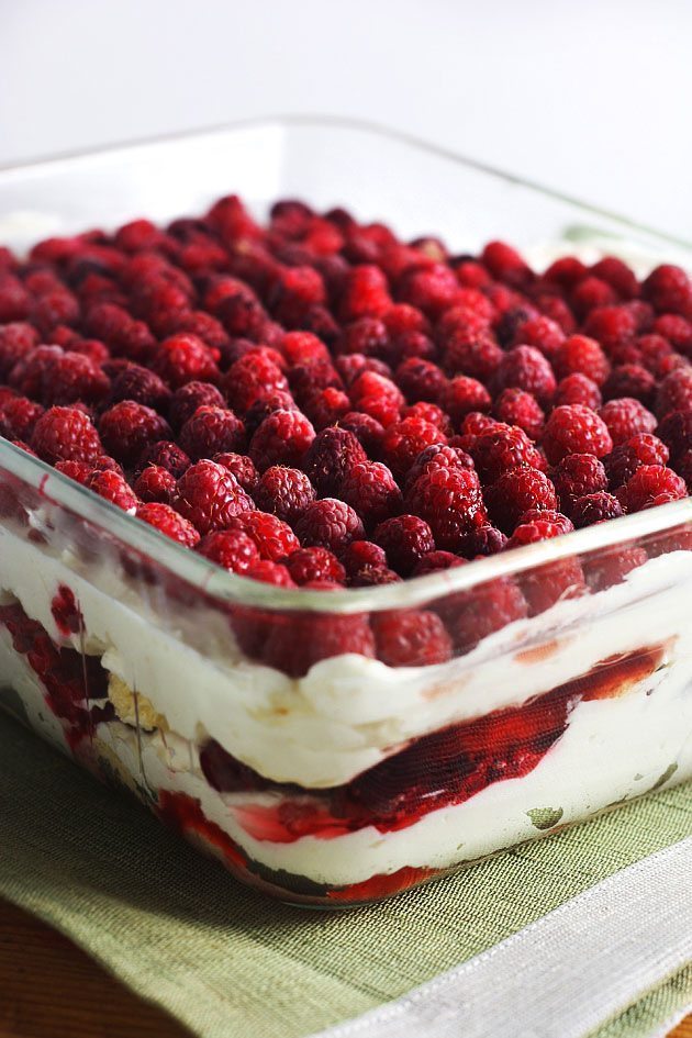 raspberry tiramisu