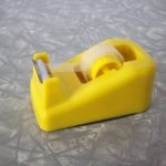 yellow tape dispenser