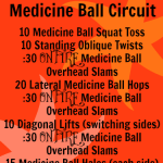 Girl on Fire Medicine Ball Workout