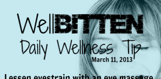 WellBitten Wellness Tip: Eye Massage