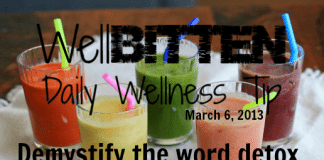 WellBitten Wellness Tip: Define Detox