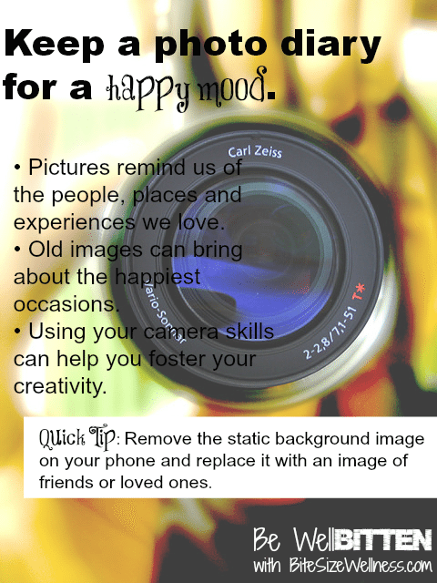 WellBitten Wellness Tip: Use Pictures for Happiness