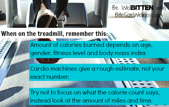 WellBitten Tip: Treadmill Calorie Counter