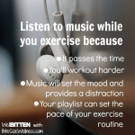 Music while Exercising