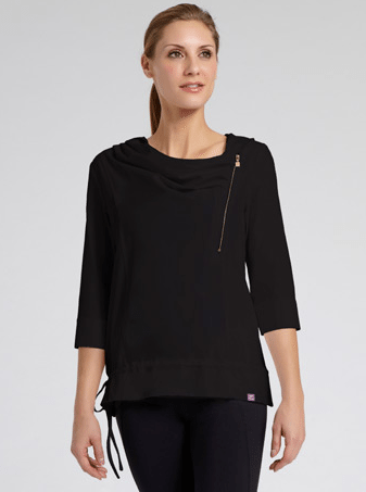 cowl neck pullover from zobha