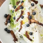 Blueberry Bacon Wedge Salad