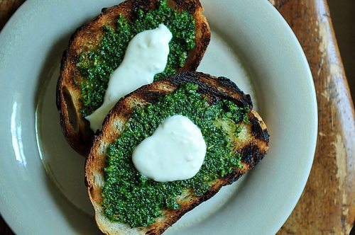 Grilled Thyme Bread
