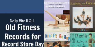 Old Fitness LPs for Record Store Day