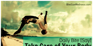 Take Care of Your Body Quote