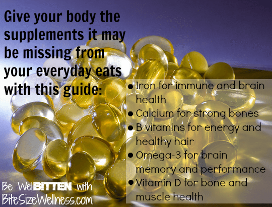 WellBitten Wellness Tip: Supplement Guide 