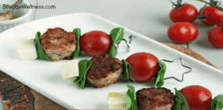 Caprese Meatballs