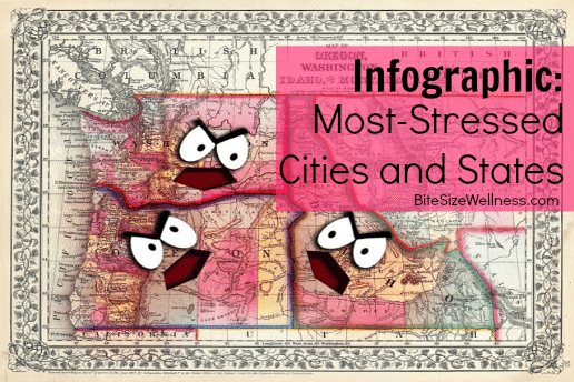 Infographic - Most Stressed Cities and States