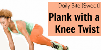 Plank with a Knee Twist