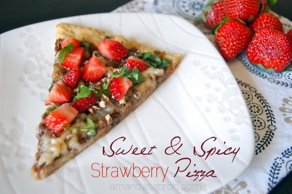 Sweet and Spicy Strawberry Pizza