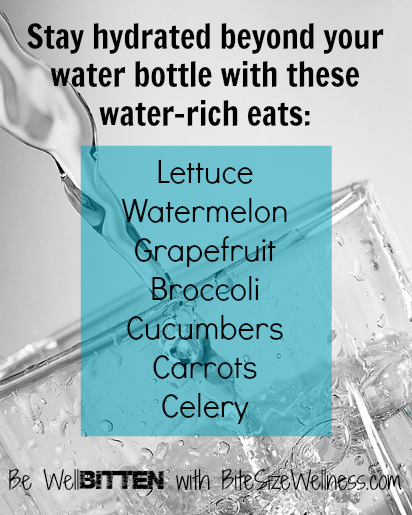 Foods that keep you hydrated