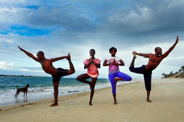 Yoga in Africa Beach