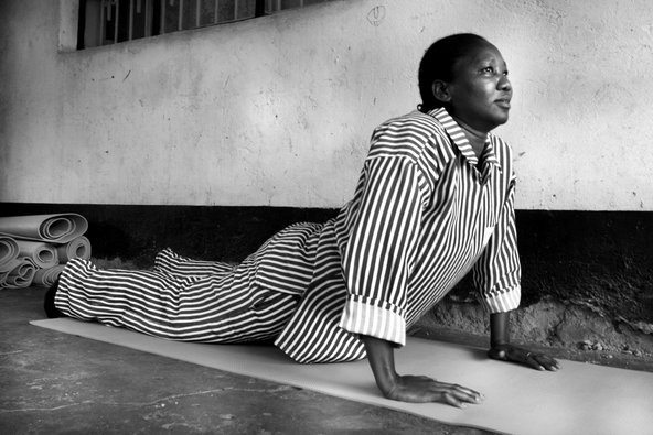 Yoga in Africa Prison
