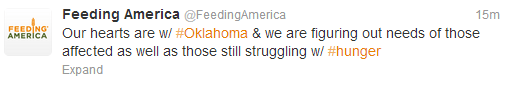 feeding america tweet