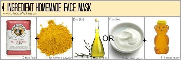 DIY Beauty Recipes: 4 ingredient face mask 2