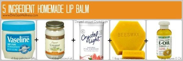 DIY Beauty Recipes: 5 ingredient lip balm 2