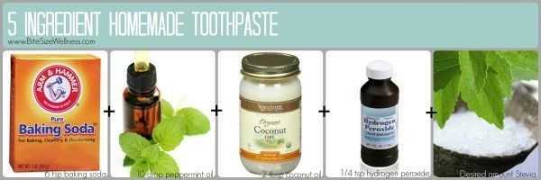 DIY Beauty Recipes: 5 ingredient toothpaste recipe 2